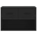Dulap TV, negru, 60x31x39,5 cm, lemn prelucrat și metal - WALTI WALTI