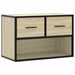 Dulap TV, stejar sonoma, 60x31x39,5cm, lemn prelucrat și metal - WALTI WALTI