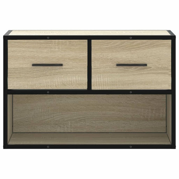 Dulap TV, stejar sonoma, 60x31x39,5cm, lemn prelucrat și metal - WALTI WALTI
