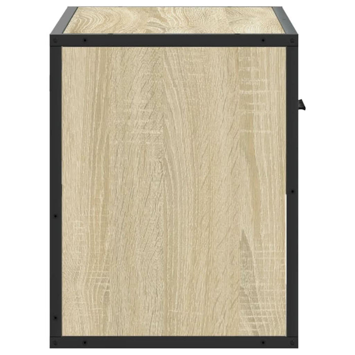 Dulap TV, stejar sonoma, 60x31x39,5cm, lemn prelucrat și metal - WALTI WALTI