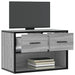 Dulap TV, gri sonoma, 60x31x39,5 cm, lemn prelucrat și metal - WALTI WALTI