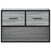 Dulap TV, gri sonoma, 60x31x39,5 cm, lemn prelucrat și metal - WALTI WALTI