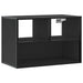 Dulap TV, negru, 60x31x39,5 cm, lemn prelucrat și metal - WALTI WALTI