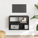 Dulap TV, negru, 60x31x39,5 cm, lemn prelucrat și metal - WALTI WALTI
