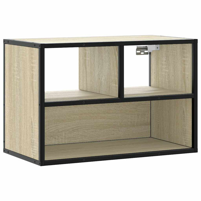 Dulap TV, stejar sonoma, 60x31x39,5cm, lemn prelucrat și metal - WALTI WALTI
