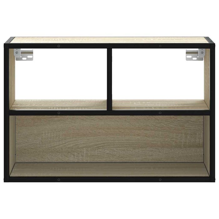 Dulap TV, stejar sonoma, 60x31x39,5cm, lemn prelucrat și metal - WALTI WALTI