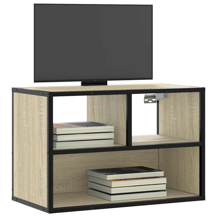 Dulap TV, stejar sonoma, 60x31x39,5cm, lemn prelucrat și metal - WALTI WALTI