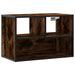 Dulap TV stejar fumuriu, 60x31x39,5 cm, lemn prelucrat și metal - WALTI WALTI