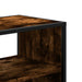 Dulap TV stejar fumuriu, 60x31x39,5 cm, lemn prelucrat și metal - WALTI WALTI