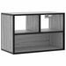 Dulap TV, gri sonoma, 60x31x39,5 cm, lemn prelucrat și metal - WALTI WALTI