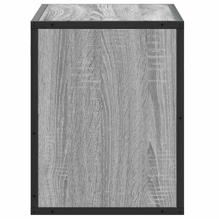 Dulap TV, gri sonoma, 60x31x39,5 cm, lemn prelucrat și metal - WALTI WALTI