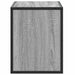 Dulap TV, gri sonoma, 60x31x39,5 cm, lemn prelucrat și metal - WALTI WALTI