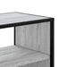 Dulap TV, gri sonoma, 60x31x39,5 cm, lemn prelucrat și metal - WALTI WALTI