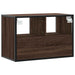 Dulap TV, stejar maro, 60x31x39,5 cm, lemn prelucrat și metal - WALTI WALTI