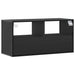 Dulap TV, negru, 80x31x39,5 cm, lemn prelucrat și metal - WALTI WALTI