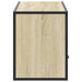 Dulap TV stejar sonoma, 100x31x39,5 cm, lemn prelucrat și metal - WALTI WALTI