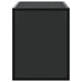 Dulap TV, negru, 100x31x39,5 cm, lemn prelucrat și metal - WALTI WALTI