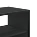 Dulap TV, negru, 100x31x39,5 cm, lemn prelucrat și metal - WALTI WALTI