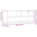 Dulap TV, negru, 100x31x39,5 cm, lemn prelucrat și metal - WALTI WALTI