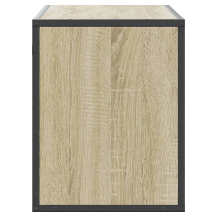 Dulap TV stejar sonoma, 100x31x39,5 cm, lemn prelucrat și metal WALTI