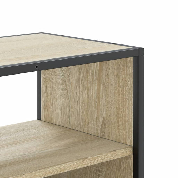 Dulap TV stejar sonoma, 100x31x39,5 cm, lemn prelucrat și metal WALTI