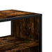 Dulap TV stejar fumuriu 100x31x39,5 cm, lemn prelucrat și metal - WALTI WALTI