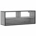 Dulap TV, gri sonoma, 100x31x39,5 cm, lemn prelucrat și metal - WALTI WALTI