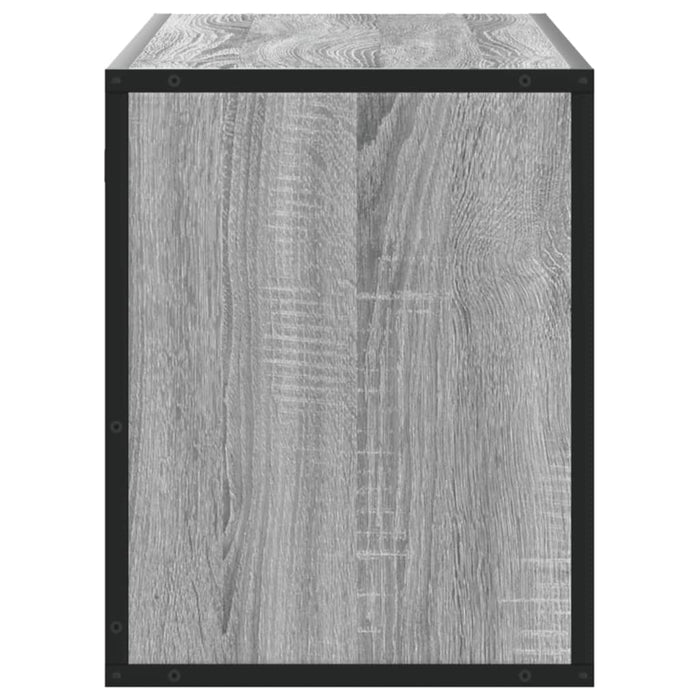 Dulap TV, gri sonoma, 100x31x39,5 cm, lemn prelucrat și metal - WALTI WALTI