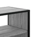 Dulap TV, gri sonoma, 100x31x39,5 cm, lemn prelucrat și metal - WALTI WALTI