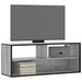 Dulap TV, gri sonoma, 100x31x39,5 cm, lemn prelucrat și metal - WALTI WALTI