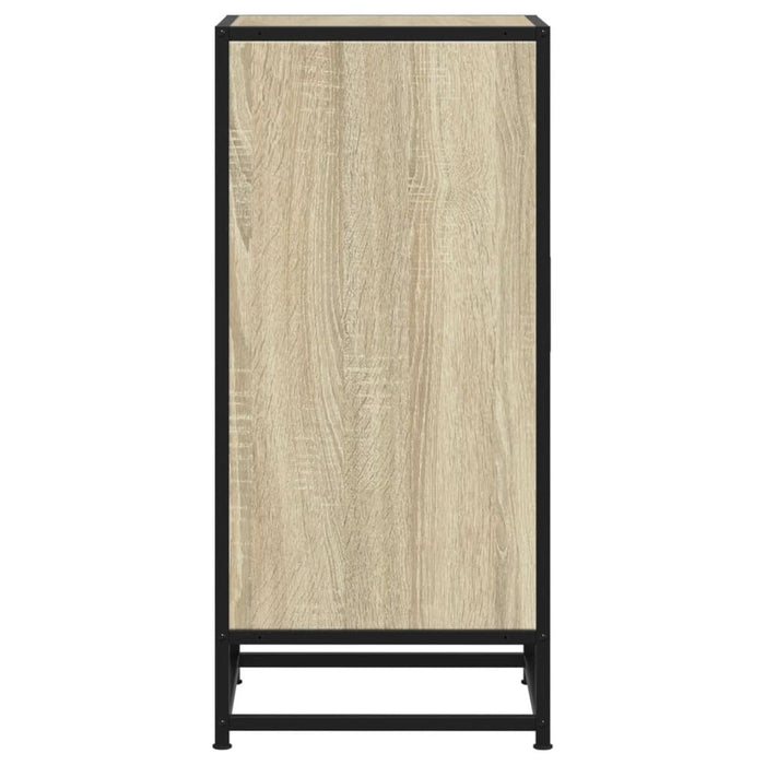 Dulap, stejar sonoma, 35,5x35x76 cm, lemn prelucrat și metal - WALTI WALTI