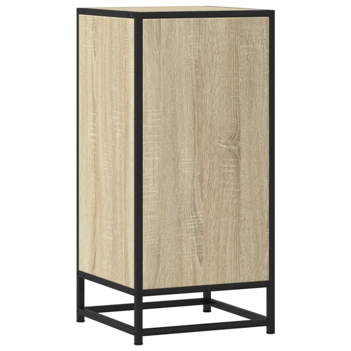 Dulap, stejar sonoma, 35,5x35x76 cm, lemn prelucrat și metal - WALTI WALTI