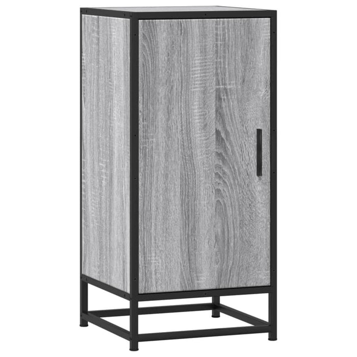 Dulap, gri sonoma, 35,5x35x76 cm, lemn prelucrat și metal - WALTI WALTI