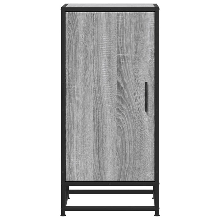Dulap, gri sonoma, 35,5x35x76 cm, lemn prelucrat și metal - WALTI WALTI