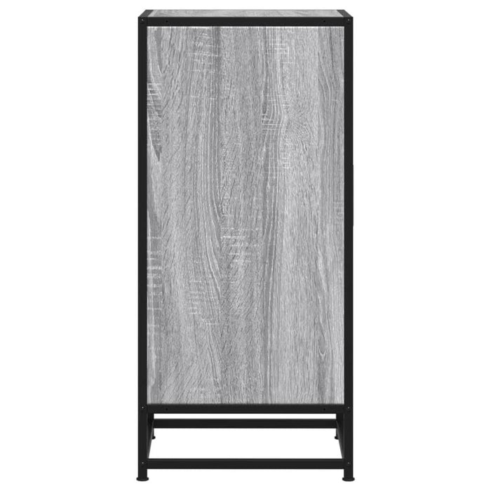 Dulap, gri sonoma, 35,5x35x76 cm, lemn prelucrat și metal - WALTI WALTI