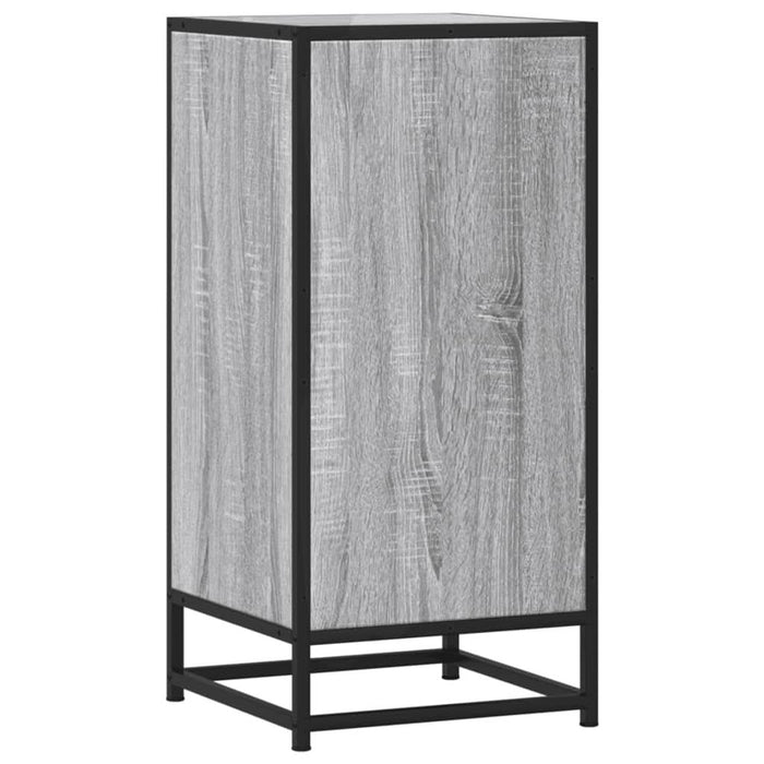 Dulap, gri sonoma, 35,5x35x76 cm, lemn prelucrat și metal - WALTI WALTI