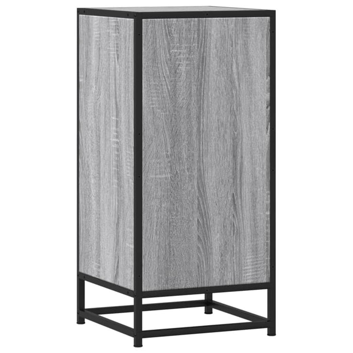 Dulap, gri sonoma, 35,5x35x76 cm, lemn prelucrat și metal - WALTI WALTI