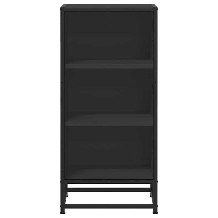 Dulap, negru, 35,5x35x76 cm, lemn prelucrat și metal - WALTI WALTI