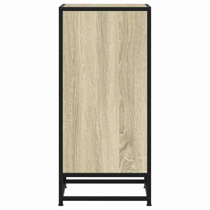 Dulap, stejar sonoma, 35,5x35x76 cm, lemn prelucrat și metal - WALTI WALTI
