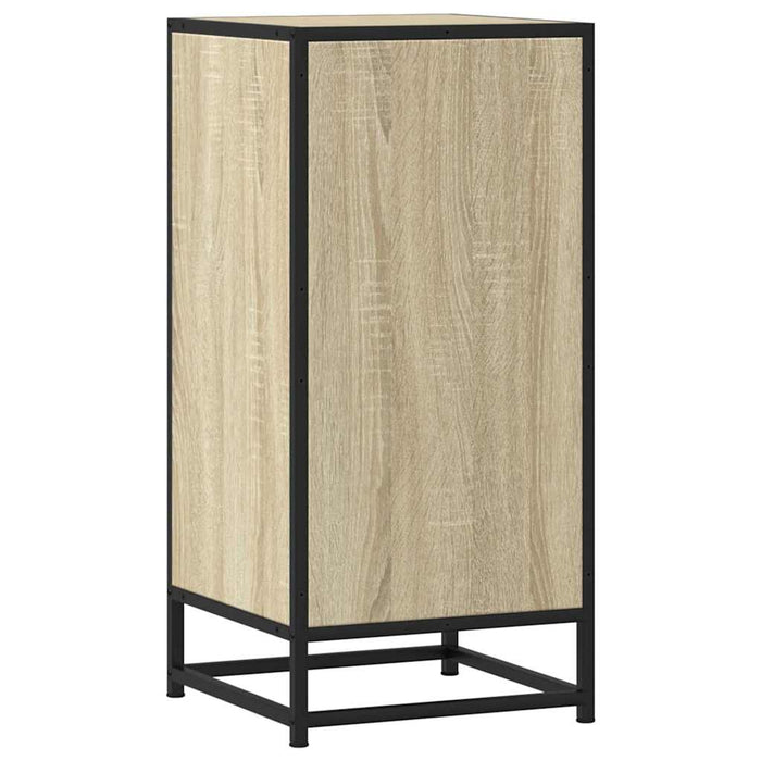 Dulap, stejar sonoma, 35,5x35x76 cm, lemn prelucrat și metal - WALTI WALTI