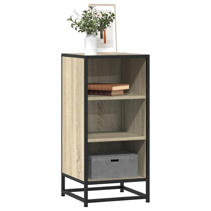 Dulap, stejar sonoma, 35,5x35x76 cm, lemn prelucrat și metal - WALTI WALTI