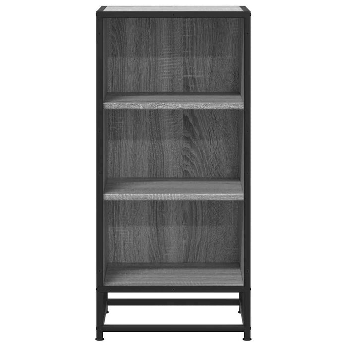 Dulap, gri sonoma, 35,5x35x76 cm, lemn prelucrat și metal - WALTI WALTI