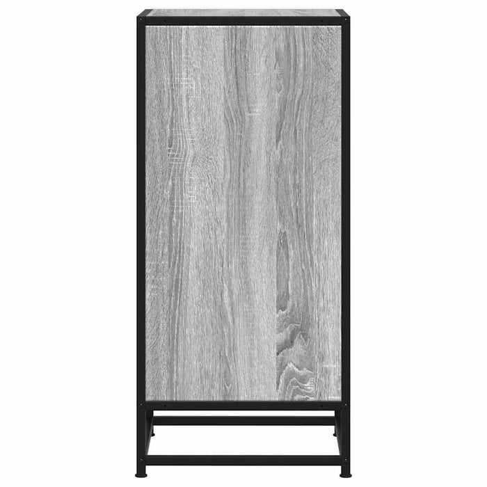 Dulap, gri sonoma, 35,5x35x76 cm, lemn prelucrat și metal - WALTI WALTI