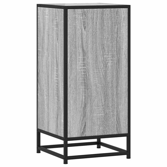 Dulap, gri sonoma, 35,5x35x76 cm, lemn prelucrat și metal - WALTI WALTI