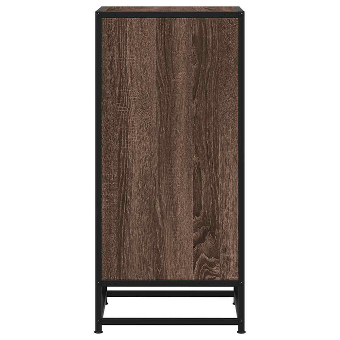 Dulap, stejar maro, 35,5x35x76 cm, lemn prelucrat și metal - WALTI WALTI