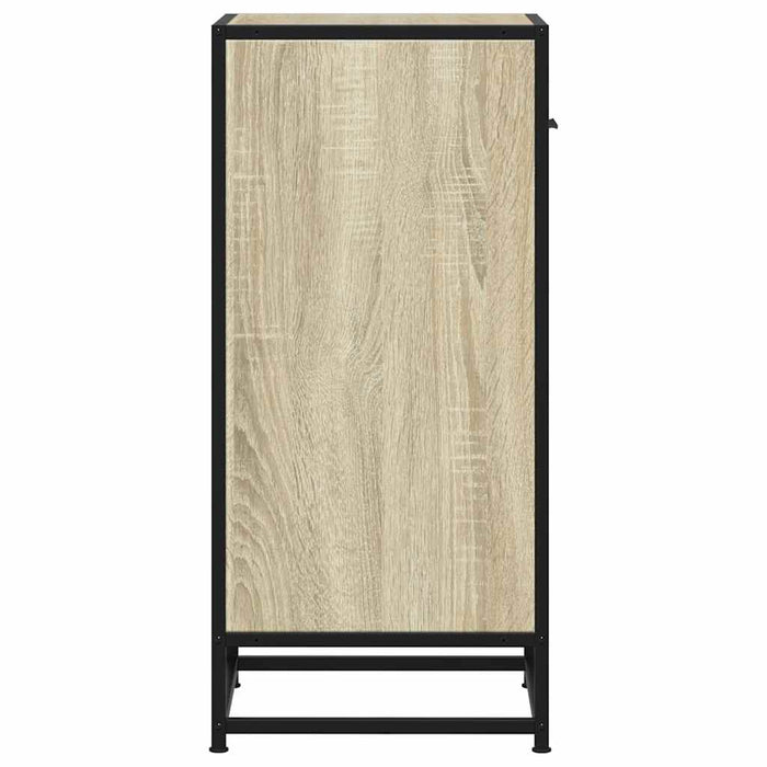 Dulap, stejar sonoma, 35,5x35x76 cm, lemn prelucrat și metal - WALTI WALTI