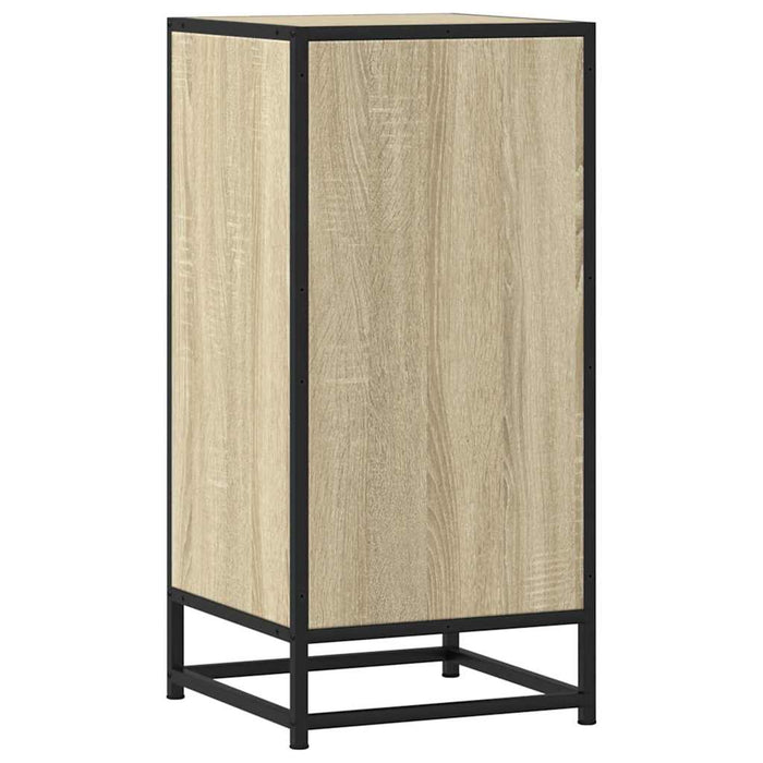 Dulap, stejar sonoma, 35,5x35x76 cm, lemn prelucrat și metal - WALTI WALTI