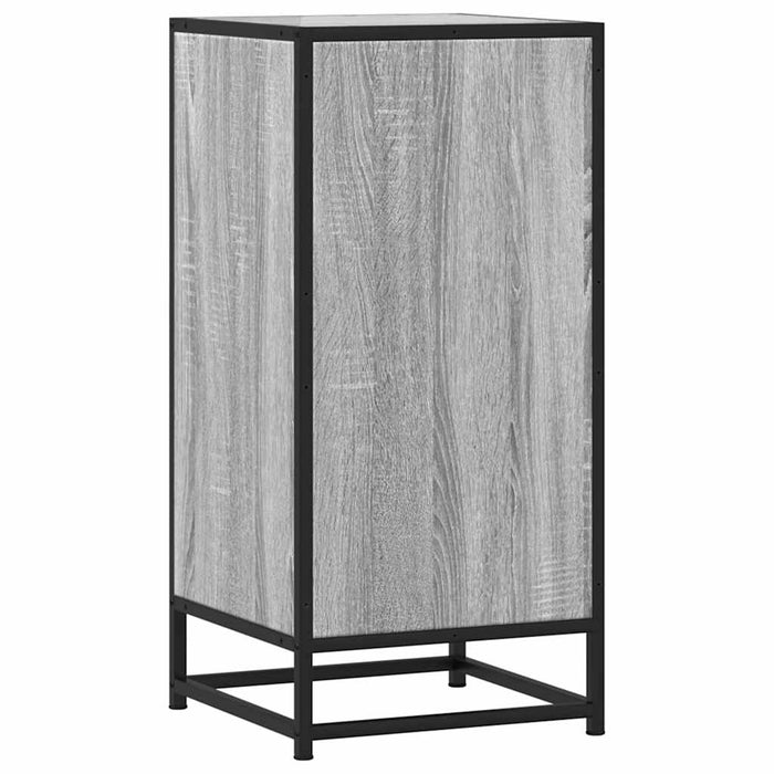 Dulap, gri sonoma, 35,5x35x76 cm, lemn prelucrat și metal - WALTI WALTI
