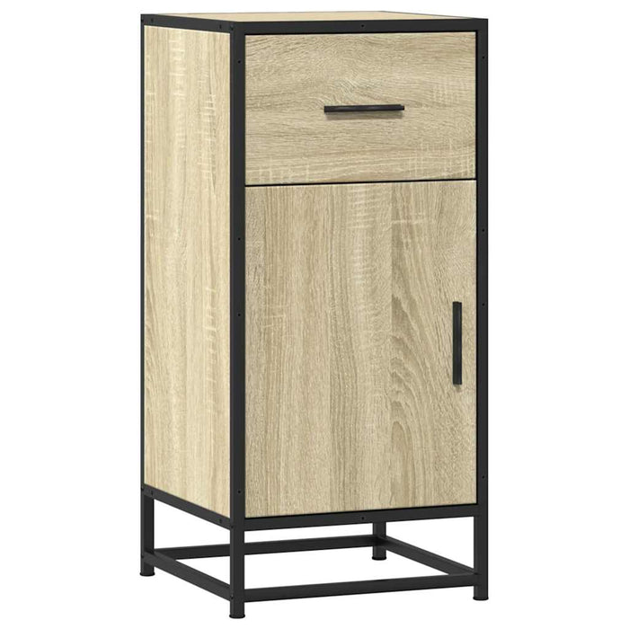 Dulap, stejar sonoma, 35,5x35x76 cm, lemn prelucrat și metal - WALTI WALTI