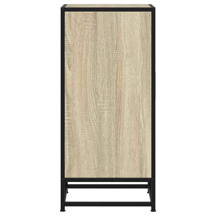 Dulap, stejar sonoma, 35,5x35x76 cm, lemn prelucrat și metal - WALTI WALTI